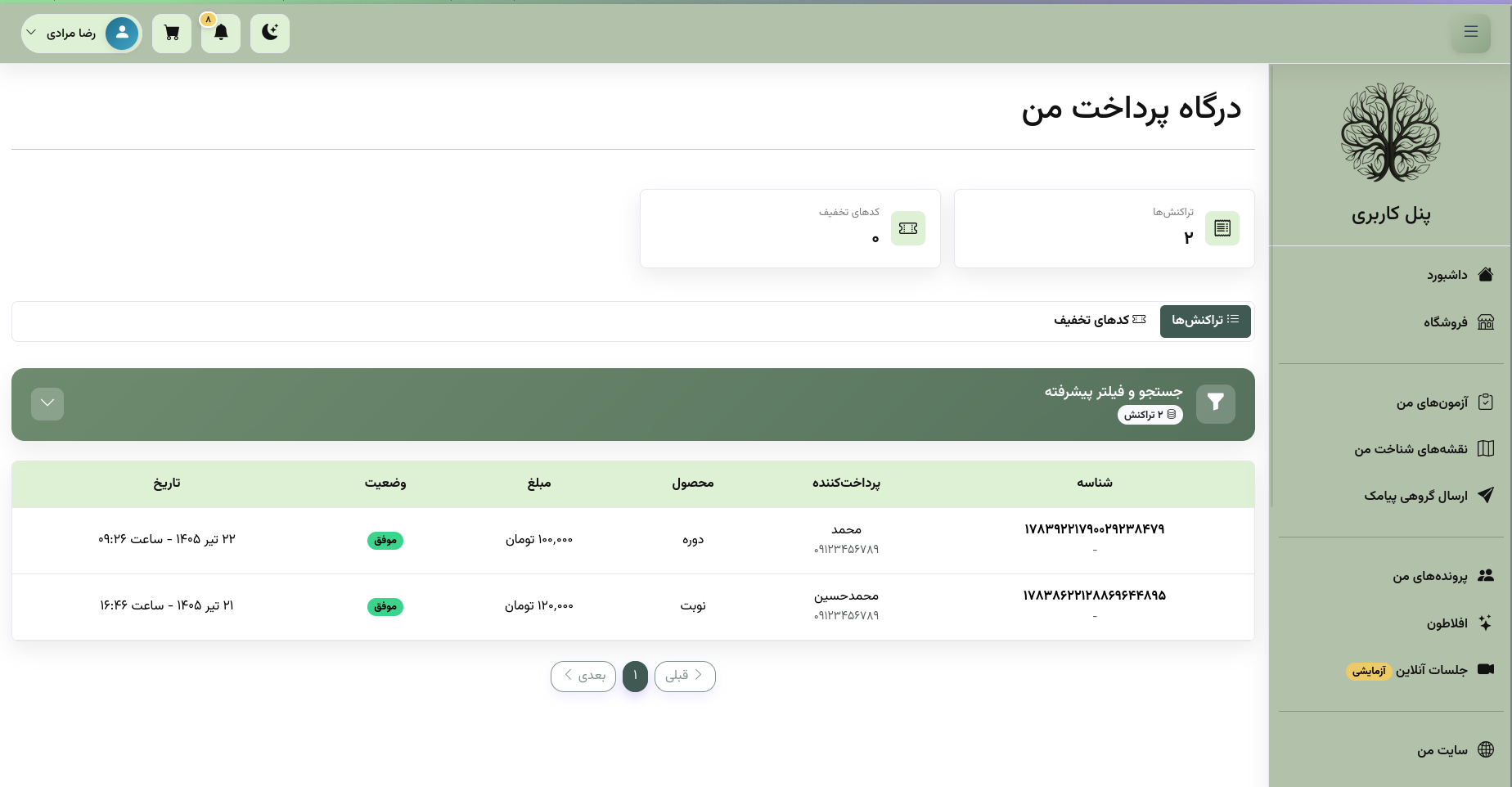 درگاه پرداخت اختصاصی - تصویر 2